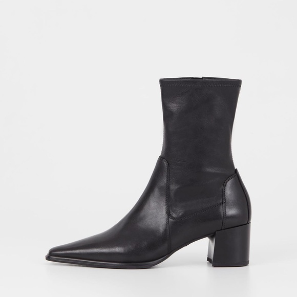 Vagabond Shoemakers Women's Giselle Pointed Toe Block Heel Booties - Picture 4 of 5